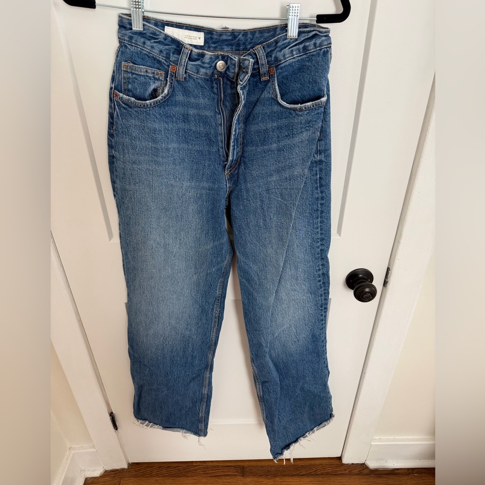 Zara cut off denim